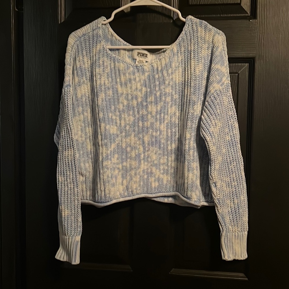 PINK cropped sweater